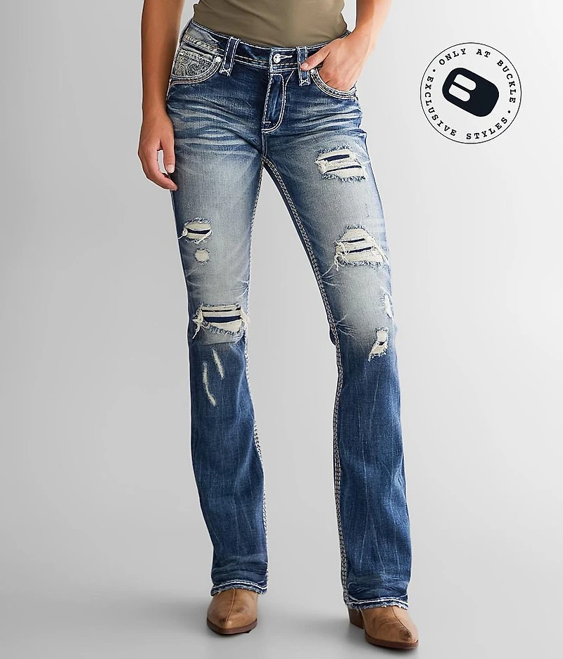Semah Mid-Rise Boot Stretch Jean