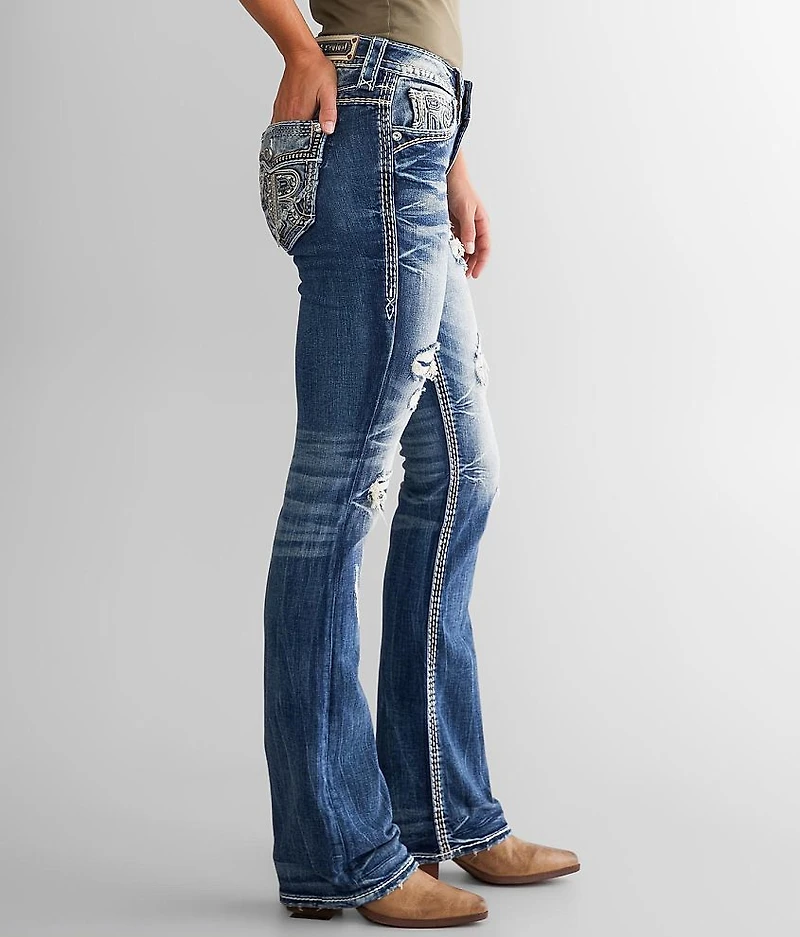 Semah Mid-Rise Boot Stretch Jean