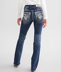 Semah Mid-Rise Tailored Boot Stretch Jean