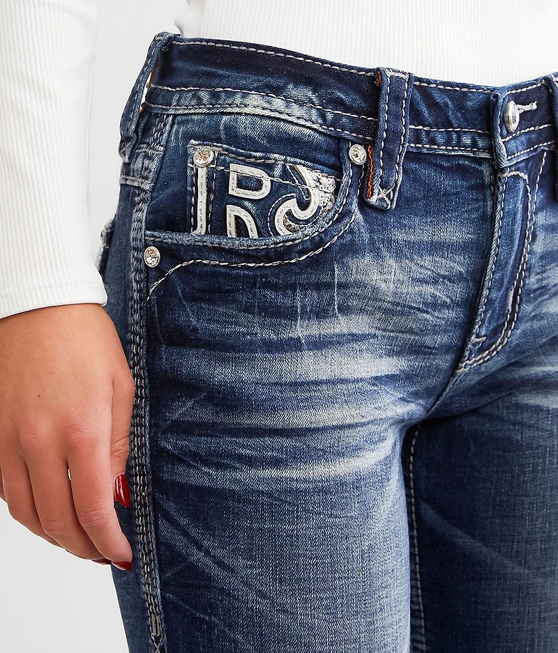 Semah Mid-Rise Tailored Boot Stretch Jean
