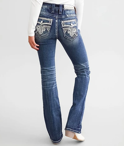 Semah Mid-Rise Tailored Boot Stretch Jean