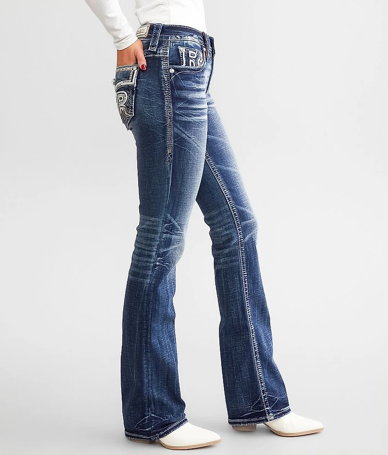 Semah Mid-Rise Tailored Boot Stretch Jean