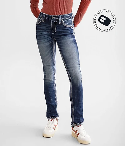 Lorelei Mid-Rise Straight Stretch Jean