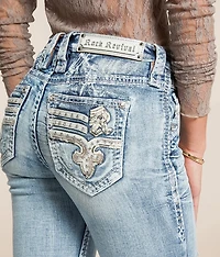 Janit Mid-Rise Boot Stretch Jean