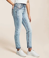 Janit High Rise Ankle Skinny Stretch Jean