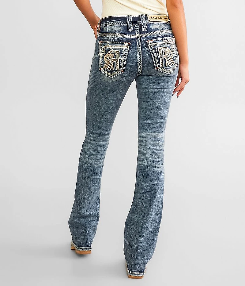 Peralie Mid-Rise Boot Stretch Jean