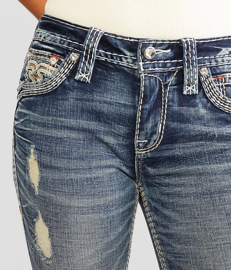 Peralie Mid-Rise Boot Stretch Jean