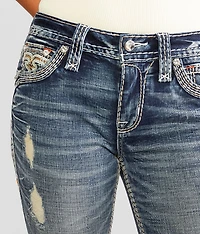 Peralie Mid-Rise Boot Stretch Jean