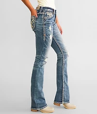 Peralie Mid-Rise Boot Stretch Jean
