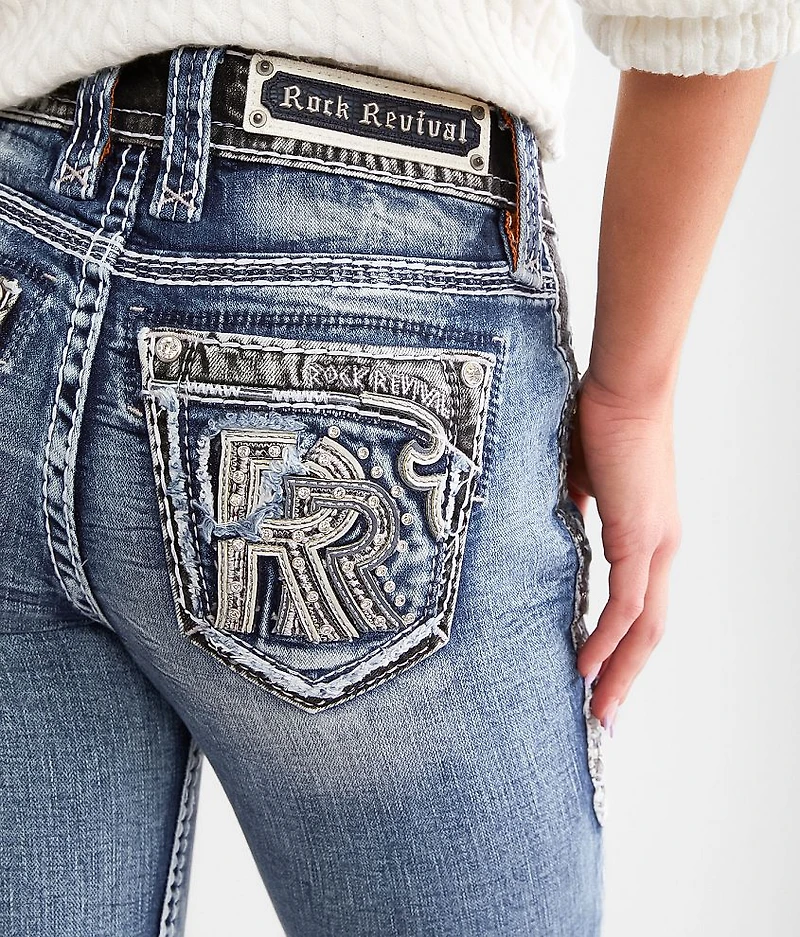Pearlie Mid-Rise Skinny Stretch Jean