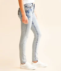 Pearlie Mid-Rise Skinny Stretch Jean