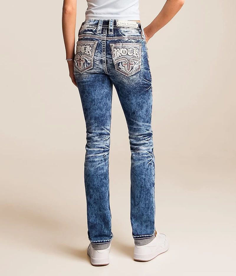 Lainna Mid-Rise Straight Stretch Jean