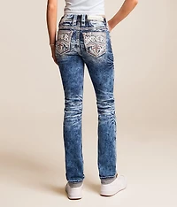 Lainna Mid-Rise Straight Stretch Jean