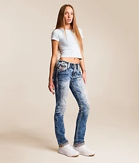 Lainna Mid-Rise Straight Stretch Jean