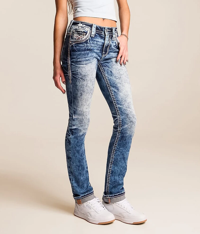Lainna Mid-Rise Straight Stretch Jean