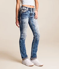 Lainna Mid-Rise Straight Stretch Jean