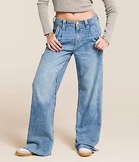 Alivia Wide Leg Baggy Stretch Jean