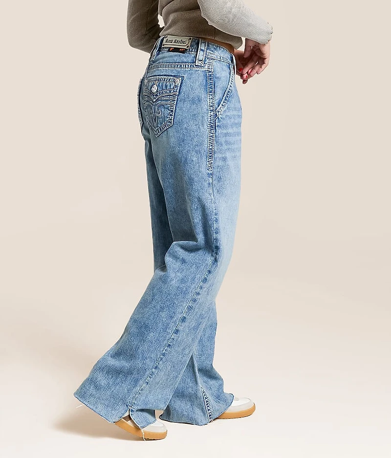 Alivia Wide Leg Baggy Stretch Jean