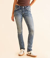 Bridget Mid-Rise Straight Stretch Cuffed Jean