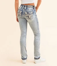 Theresa Low Rise Straight Stretch Cuffed Jean