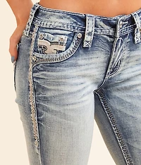 Theresa Low Rise Straight Stretch Cuffed Jean