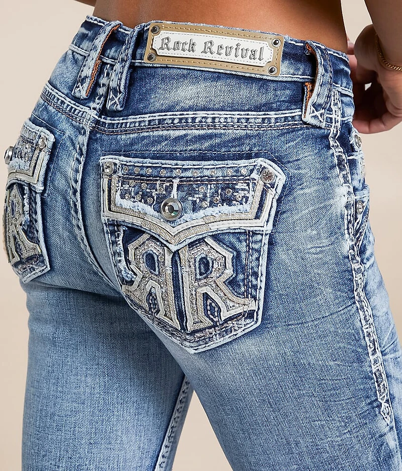 Savannah Mid-Rise Ankle Skinny Stretch Jean