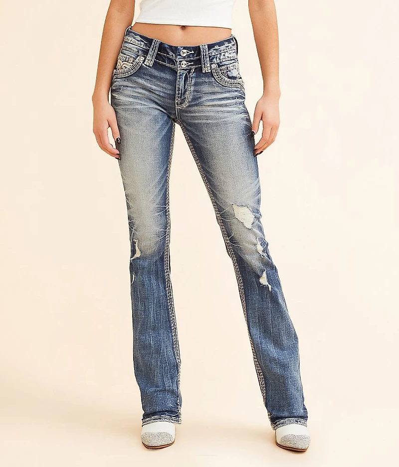 Pearla Mid-Rise Boot Stretch Jean