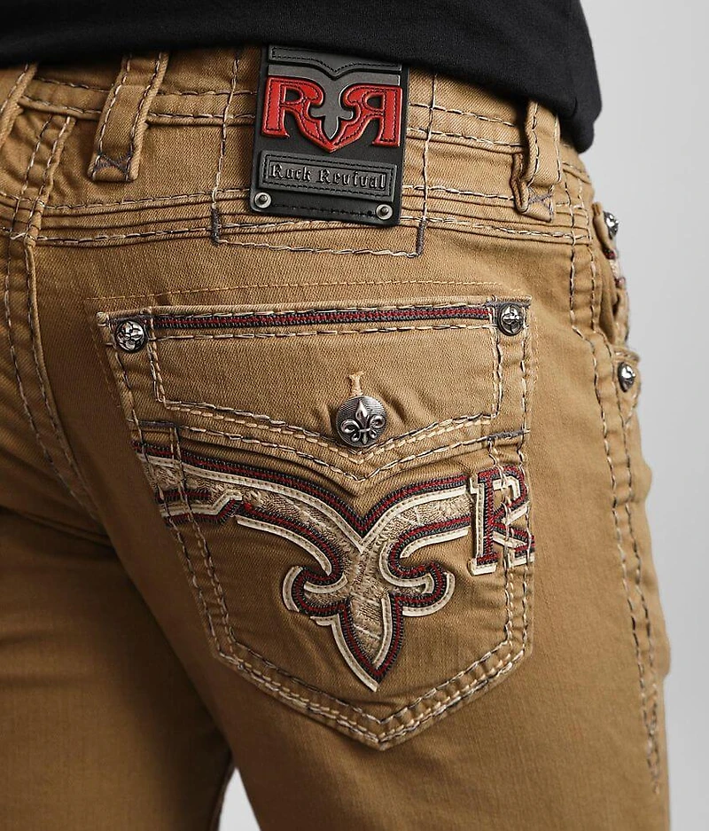 Bisque Straight Stretch Pant