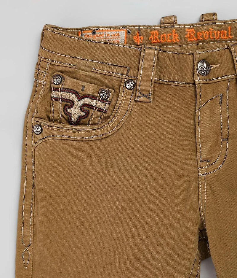 Bisque Straight Stretch Pant