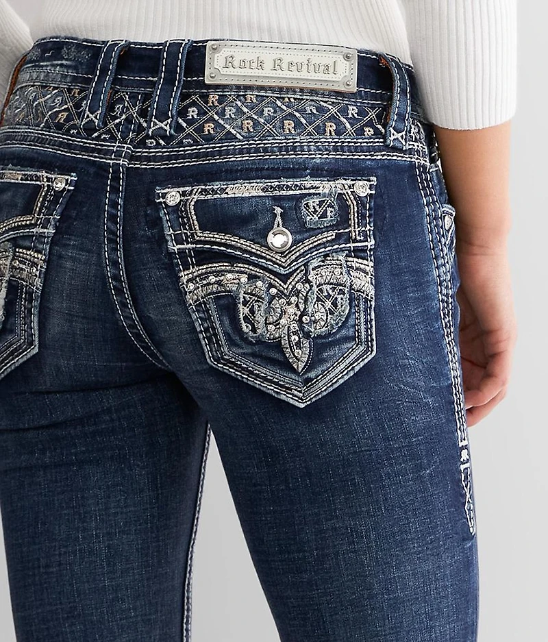 Lilas Low Rise Boot Stretch Jean