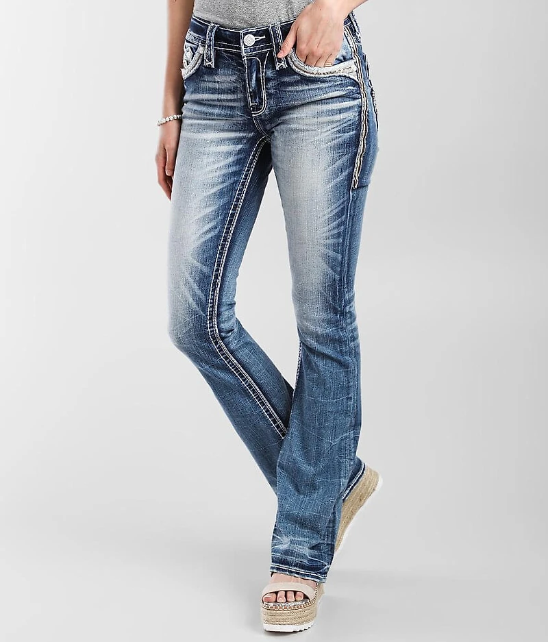 Limestone Mid-Rise Boot Stretch Jean