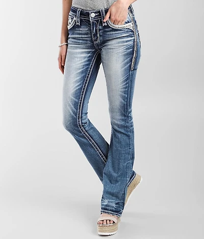 Limestone Mid-Rise Boot Stretch Jean