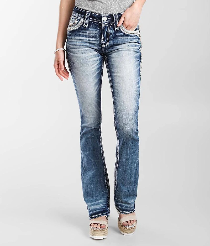 Limestone Mid-Rise Boot Stretch Jean