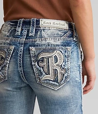 Eilish Cuffed Stretch Capri Jean