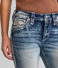 Eilish Cuffed Stretch Capri Jean