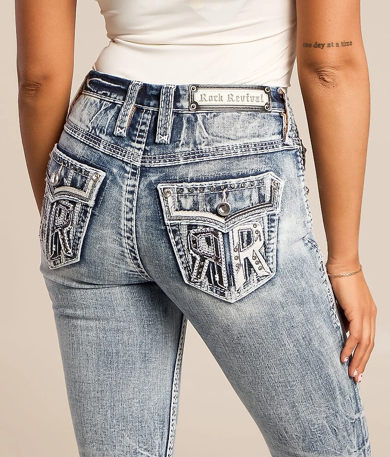 Yulini Curvy High Rise Boot Stretch Jean