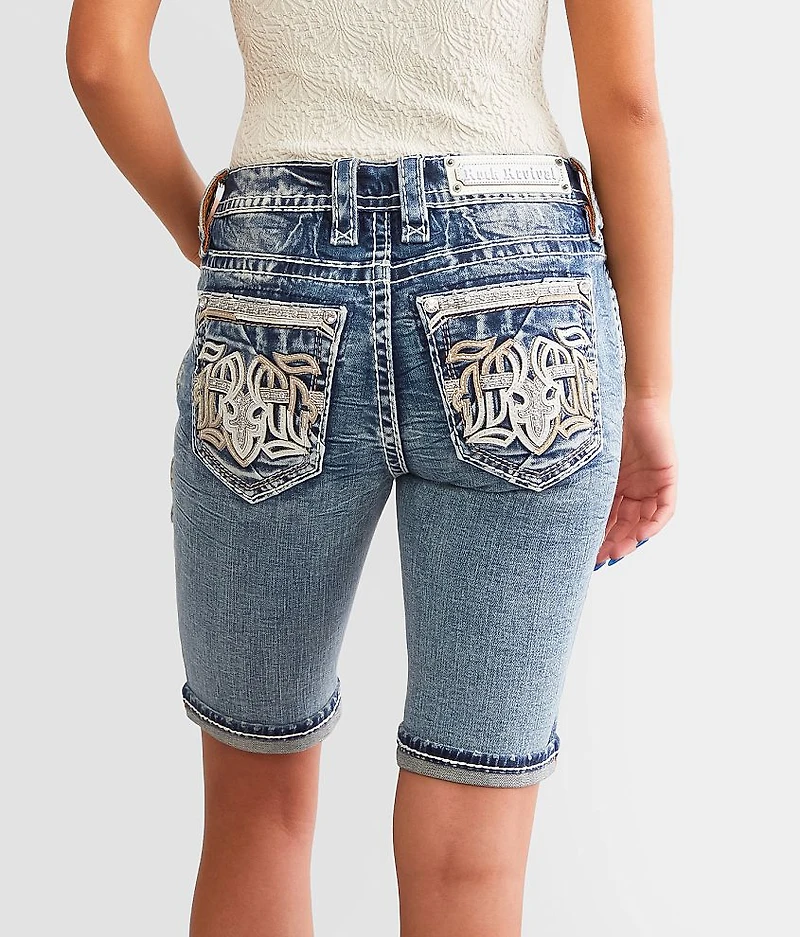 Rosalie Mid-Rise Bermuda Stretch Short