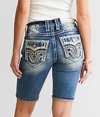 Kenda Mid-Rise Bermuda Stretch Short