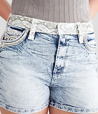 Curvy High Rise Stretch Short