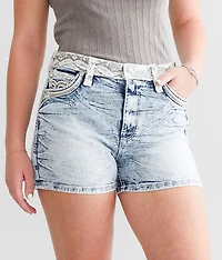 Curvy High Rise Stretch Short