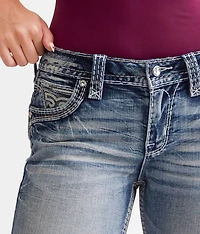 Sidonie Easy Mid-Rise Cuffed Stretch Capri Jean