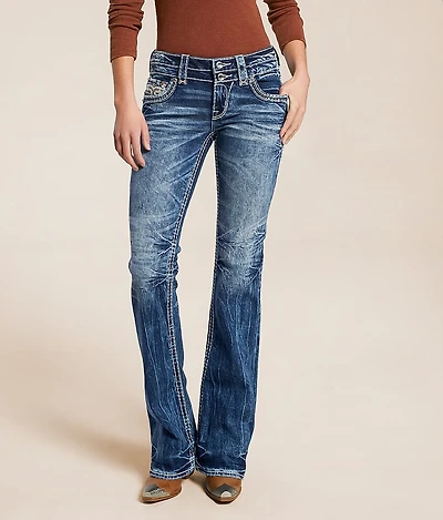 Zarina Low Rise Boot Stretch Jean