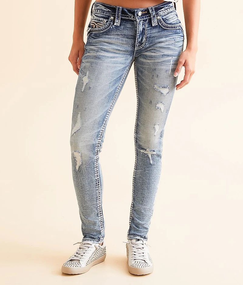 Alyvia Low Rise Skinny Stretch Jean