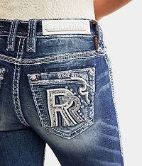 Pearlie Mid-Rise Stretch Capri Jean