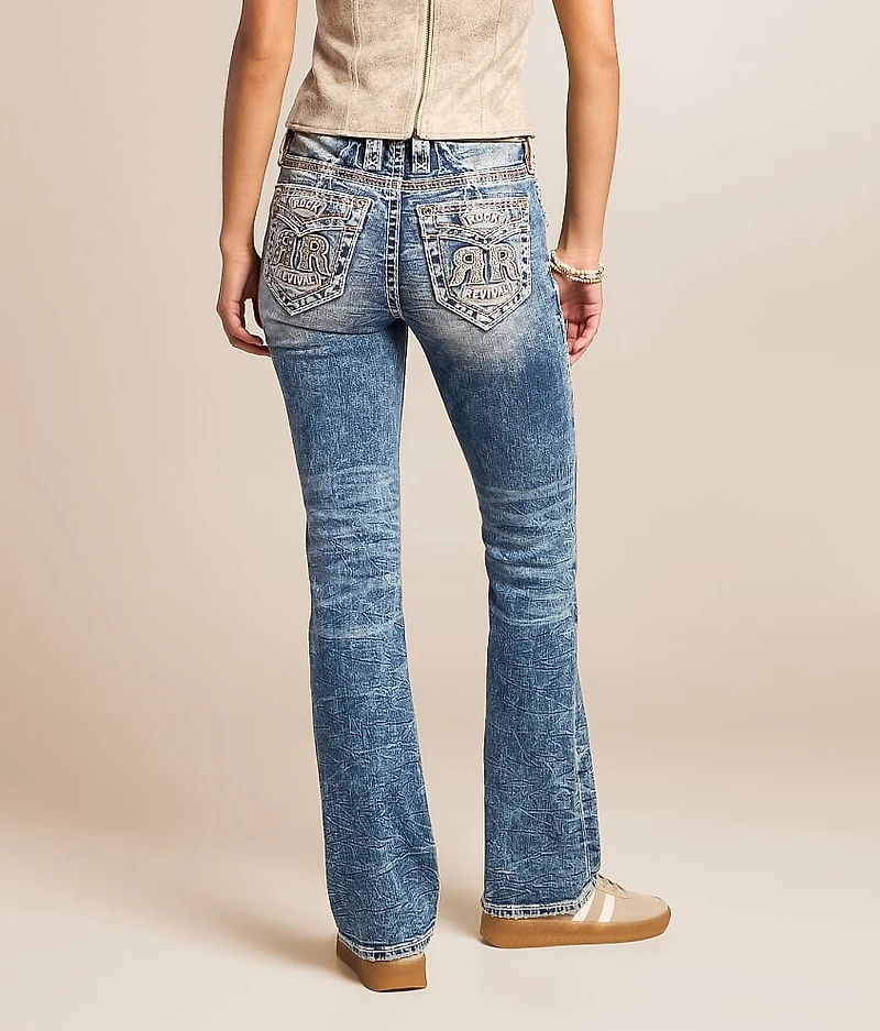 Abelia Mid-Rise Tailored Boot Stretch Jean