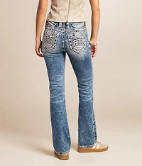 Abelia Mid-Rise Tailored Boot Stretch Jean