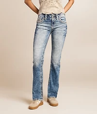 Abelia Mid-Rise Tailored Boot Stretch Jean