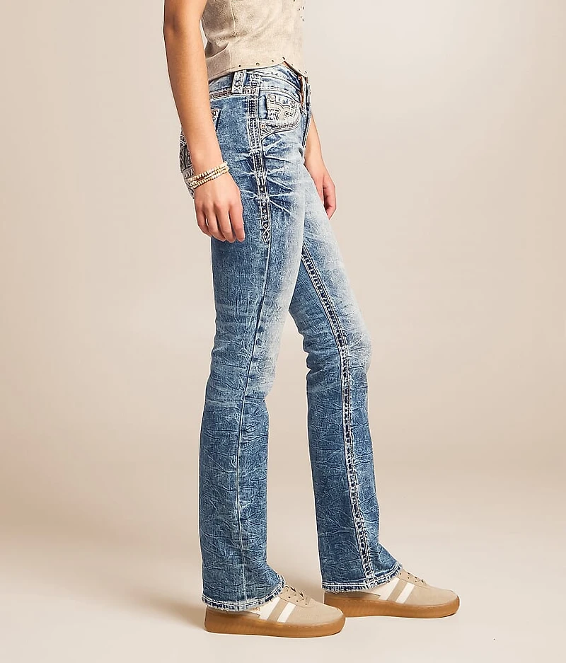 Abelia Mid-Rise Tailored Boot Stretch Jean