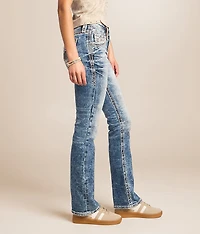 Abelia Mid-Rise Tailored Boot Stretch Jean