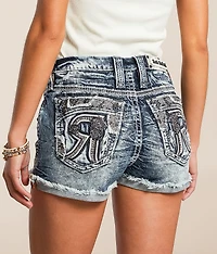 Roseia Mid-Rise Stretch Cuffed Short